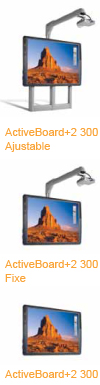 ActiveBoard+2 300 ajustable, fixe ou seul